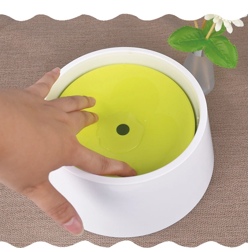 Cena Karmnik dla zwierząt 1000 ml kot pływające miska dla psa Puppy nie zwilżania do karmienia kotów kotek miska do picia wysokiej jakości plastikowe podajniki wody