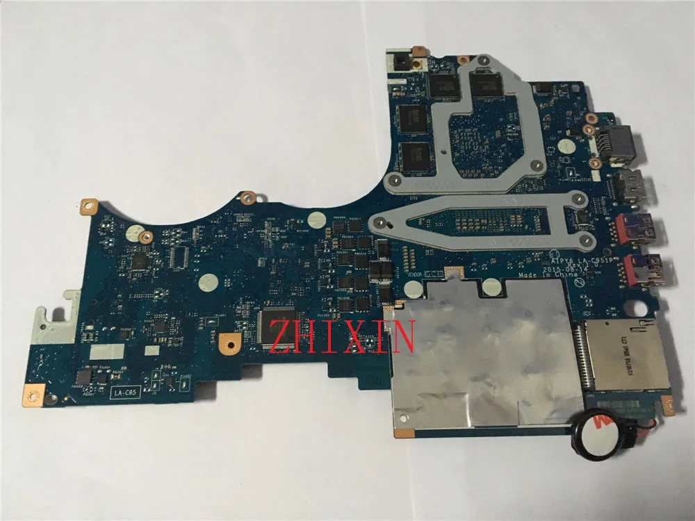  yourui For Lenovo ideapad Y700-14ISK Laptop Motherboard 14 inch AIPY6 LA-C951P I7-6700HQ R9 M375 4G
