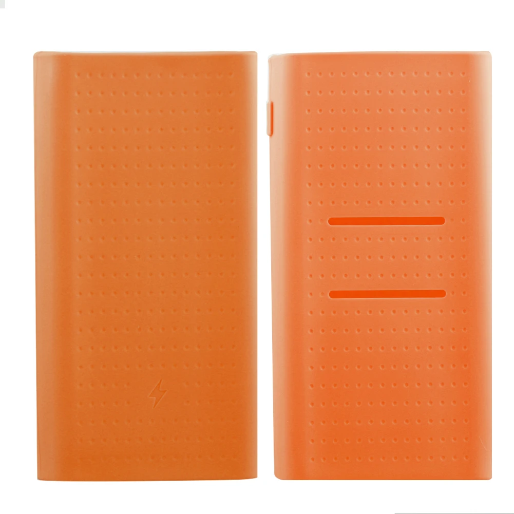لينة سيليكون حالة وقائية ل Xiaomi قوة البنك 5000 10000 20000 mAh بطارية محمولة خارجية حزمة المطاط قذيفة غطاء