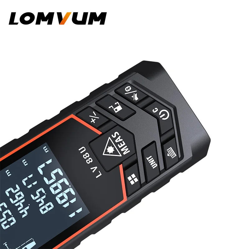 LOMVUM New Arrival Bluetooth USB Laser Rangefinders Digital Laser Distance Meter Distance Battery-powered Measurer Laser LOMVUM New Arrival Bluetooth USB Laser Rangefinders Digital Laser Distance Meter Distance Battery-powered Measurer Laser