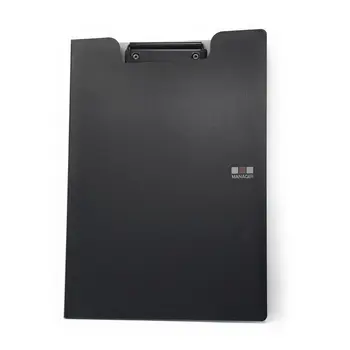 

Folder Negro with clip and flap