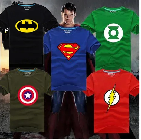 Marquee shampoo At passe 2016 New Fashion Brand Superhero Spiderman Superman Iron Man Captain Flash  Batman Tops T shirt Men Women Clothing Plus Size|t-shirt manufacture| clothing lovet-shirt folder - AliExpress