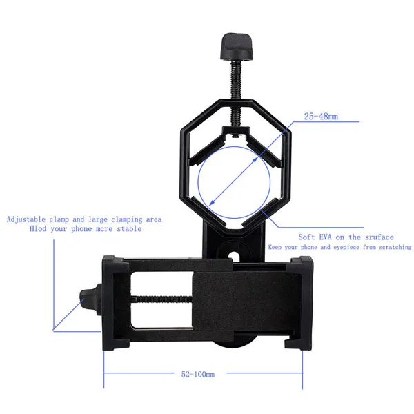 2018 Mobilephone Cellphone Adapter for Monocular Spotting Scope  (3)