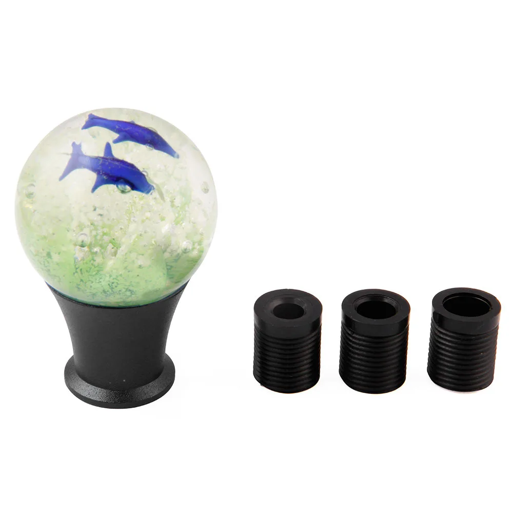 Cristal burbuja delfines estilo Noctilucence PMMA coche Stick Palanca de cambios Manual Palanca de cambios Cristal burbuja delfines estilo Noctilucence PMMA coche Stick Palanca de cambios Manual Palanca de cambios