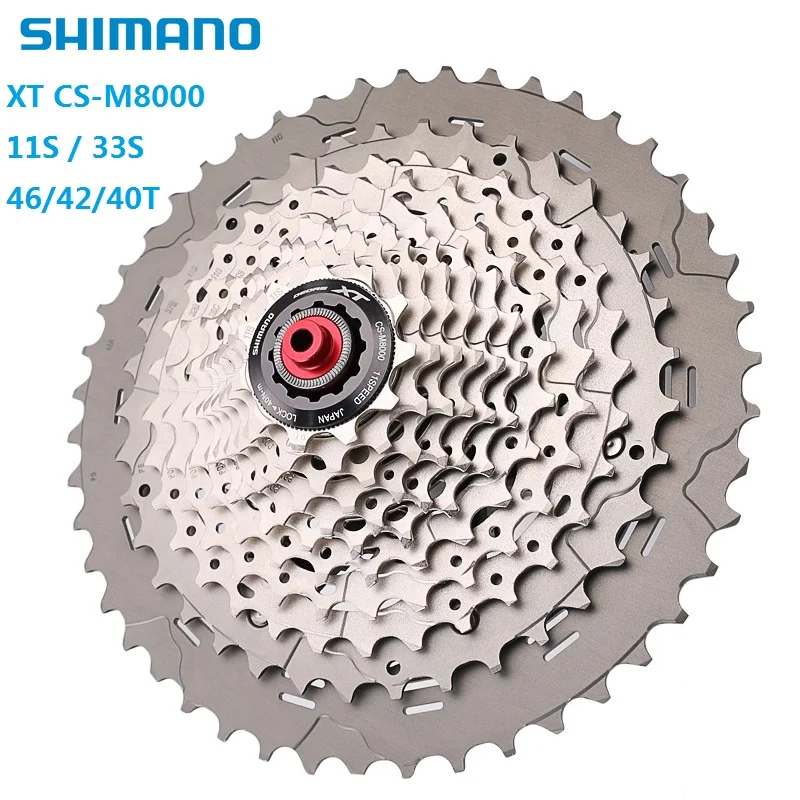 SHIMANO DEORE XT CS M8000 11 Speed Bicycle Cassette Flywheel 11T - 40T / 42T 46T MTB Bike Chain Wheel Parts | Спорт и развлечения