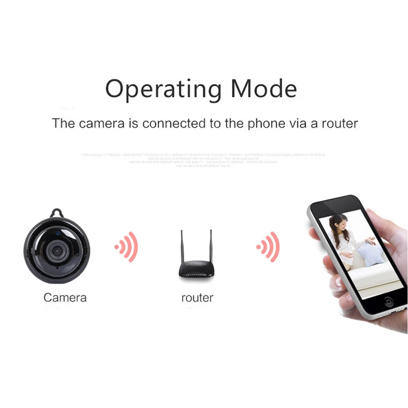 HD Беспроводная ip камера 720P Мини Wifi ночного видения сеть мини видеокамеры для