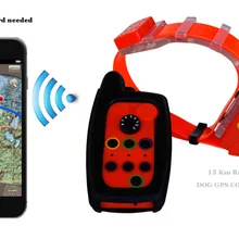 Водонепроницаемый ошейник для собак с gps трекером без sim карты со