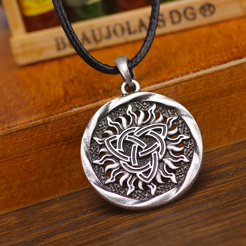 

Triquetra Pendant Trinity Symbol Ancient Slavic Triglav Amulets and Talismans Best Friend Jewelry