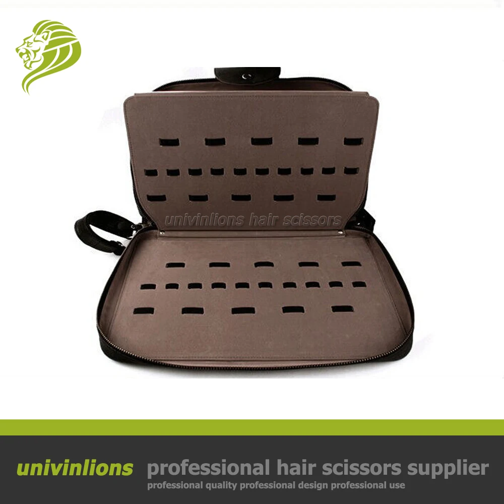 Univinlions 40/60pcs hairdressing barber bag leather holder hair