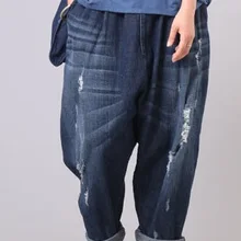 Осенняя коллекция года, дизайн, свободные хлопковые ковбойские штаны для отдыха