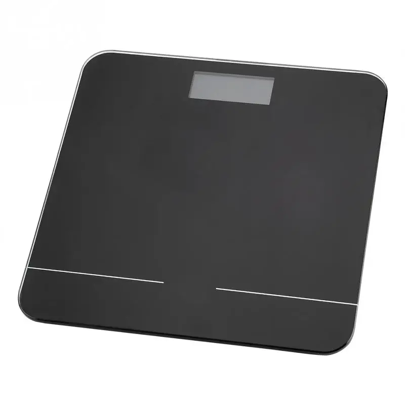 Buy 1Pc Black Electric Digital Health Scale Glass LCD