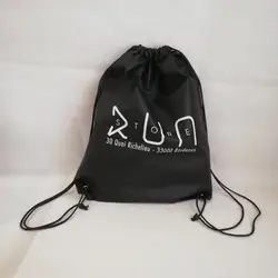Оптовая Продажа 1000 шт./лот Индивидуальные 210D сумки для покупок из полиэстера и для мужчин рюкзак с геометрическим рисунком Спорт школьные