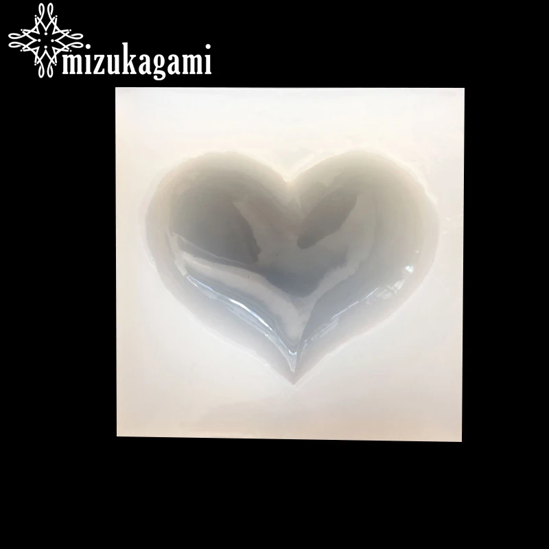 

1pcs UV Resin Jewelry Liquid Silicone Mold 3D Heart Liquid Silicone Mold DIY Resin Jewelry Pendant Necklace Pendant Lanugo Mold