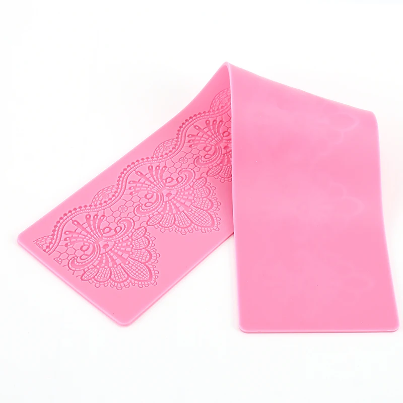 Flower Lace Mold Cake Decoration Fondant Cake 3D Mold Food Grade Silicone MouldCake Molds