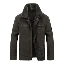 Мужские зимние плюс бархатные свободные пули Размер M-4XL хлопок Повседневный утолщение воротник теплая куртка