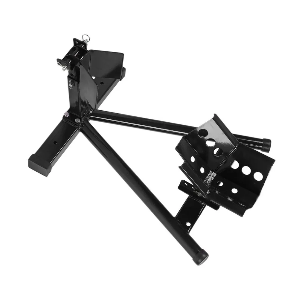 

Hard Wearing Steel Motorbike Chock Front Wheel Paddock Stand Stay Motorcycle Transport Bike Fit Most 15"-18" Wheels