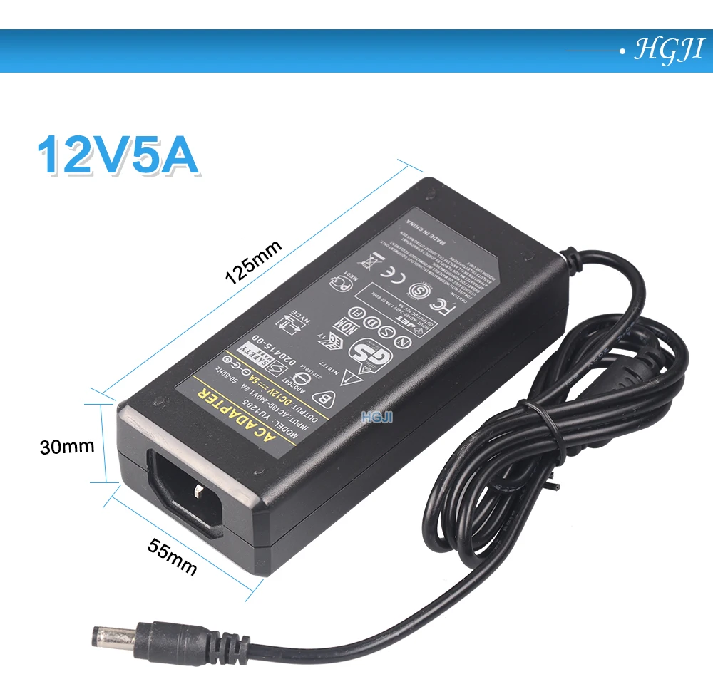 Description Picture 5 of itemAC100V - 240V to DC 12V 2A 3A 4A 5A 6A 8.5A 10A 12.5A 15A 20A 300w lighting transformers Power Supply Adapter Converter Charger