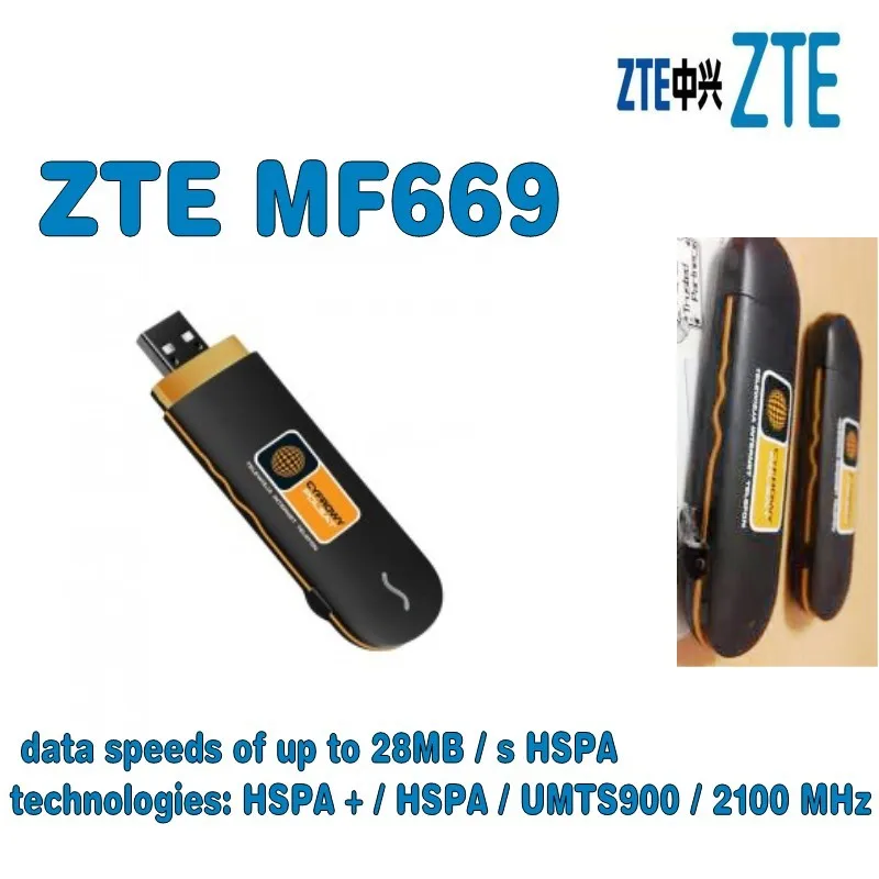 Новый ZTE mf669 usb модем HSPA + 3G/разблокирована