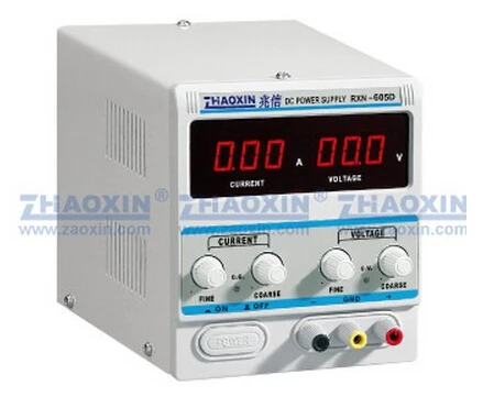 

Fast arrival Digital RXN605D Linear DC Power Supply 0-60V Outpur Voltage 0-5A Output Current