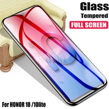 Full Screen Covered Tempered Glass For HUAWEI Honor 10 lite Anti Blu ray Protective Glass For