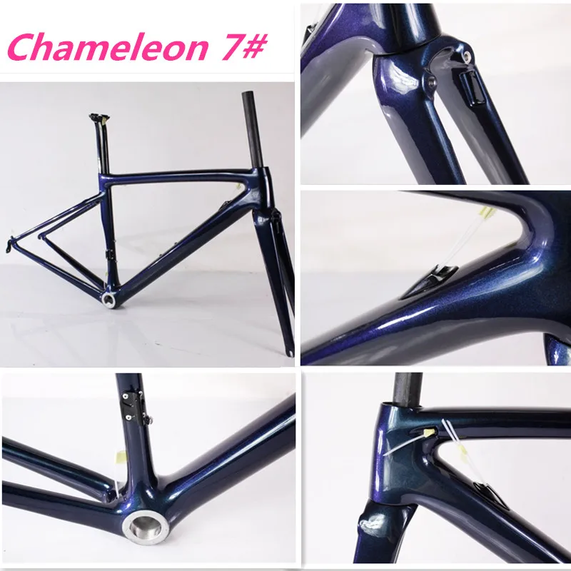 

2018 NEW colors carbon road bike frame full carbon bicycle frameset cycling frames can diy color PF30 or bsa or bb30