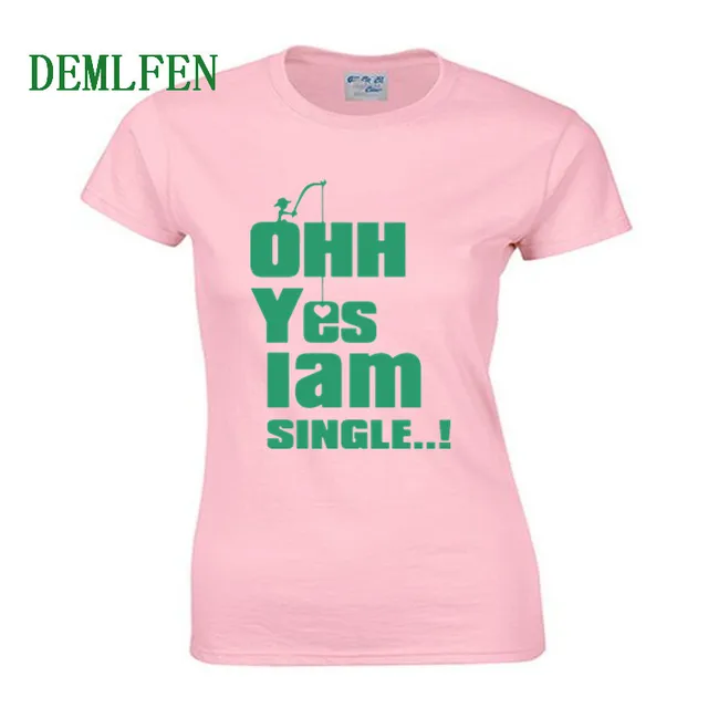 New Fashion Women 100 Cotton T shirt Funny Print Brand Shirts I Am
