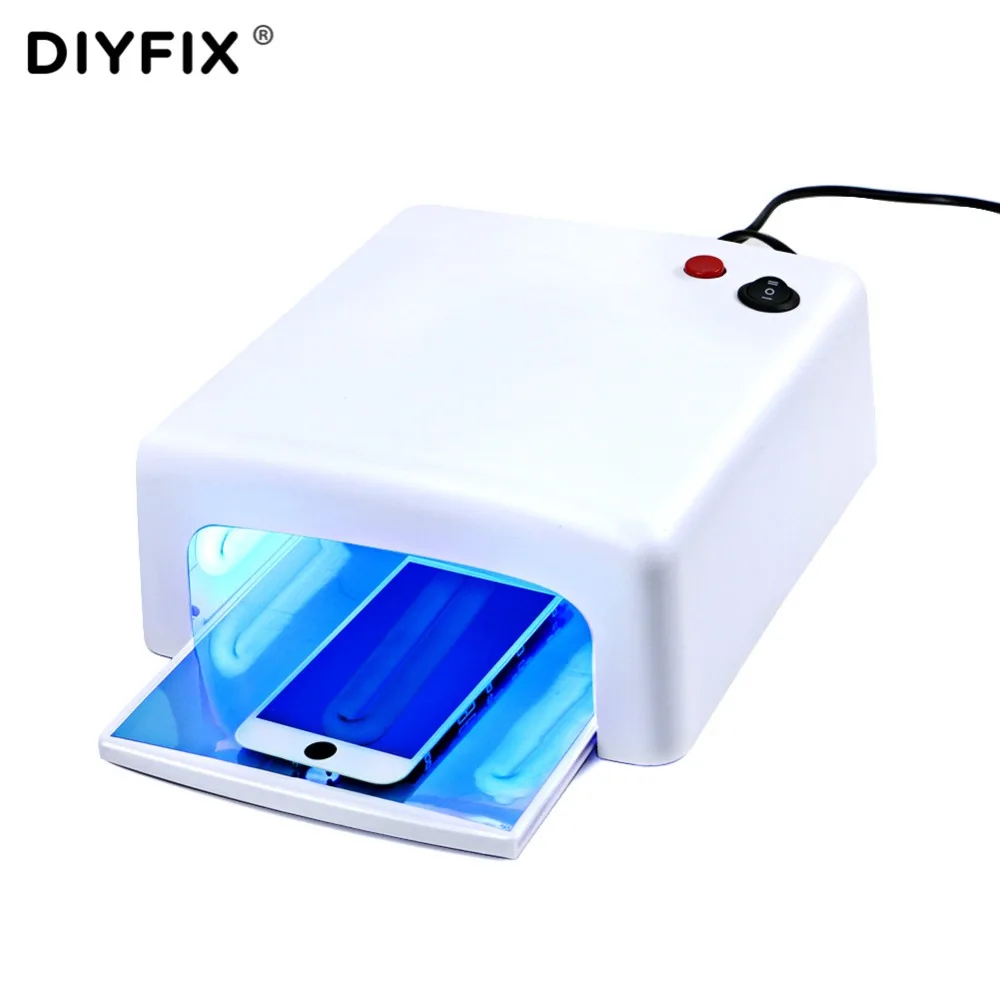 УФ лампа DIYFIX с зеленым маслом для быстрой отверждения устройство ремонта