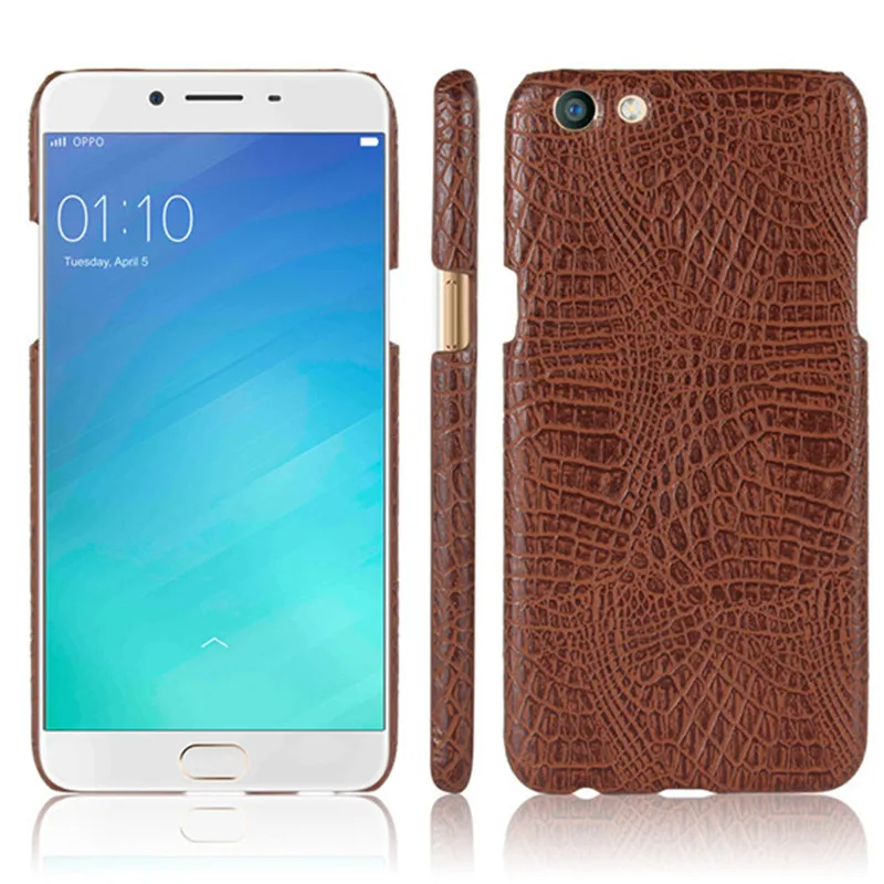 OPPO A77 Case Leather 5.5 inch Luxury Hard PU Leather Phone Case For