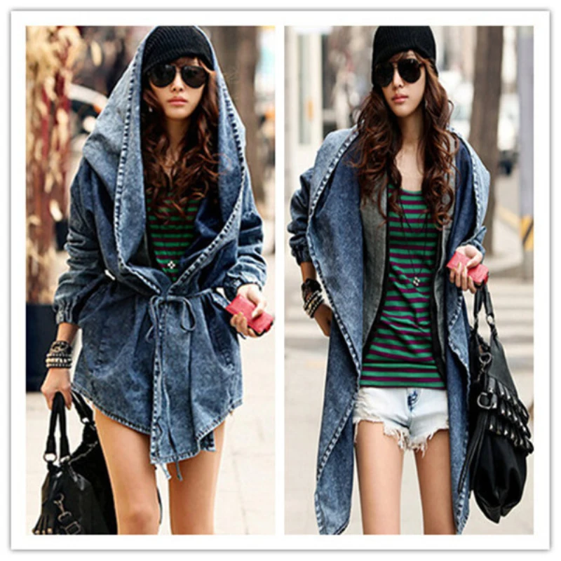 Fashion Denim Coat Jackets Women 