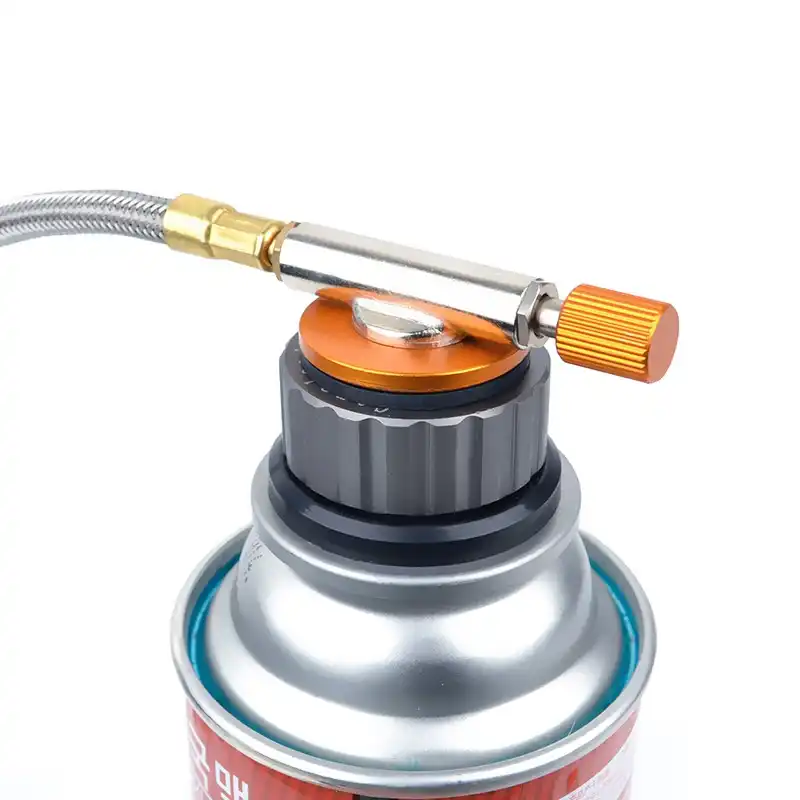 Alloy Stove Gas Tank Adapter Split Type Cooker Outdoor Camping Burner Connector