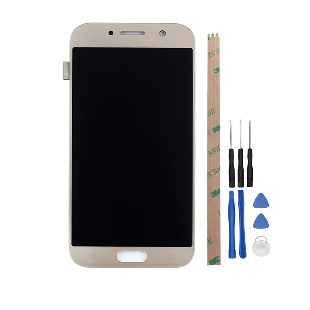 Alesser для Samsung Galaxy A5 A520 A520F ЖК-дисплей и сенсорный экран с отдельной рамкой Amoled экран Замена+ Инструменты