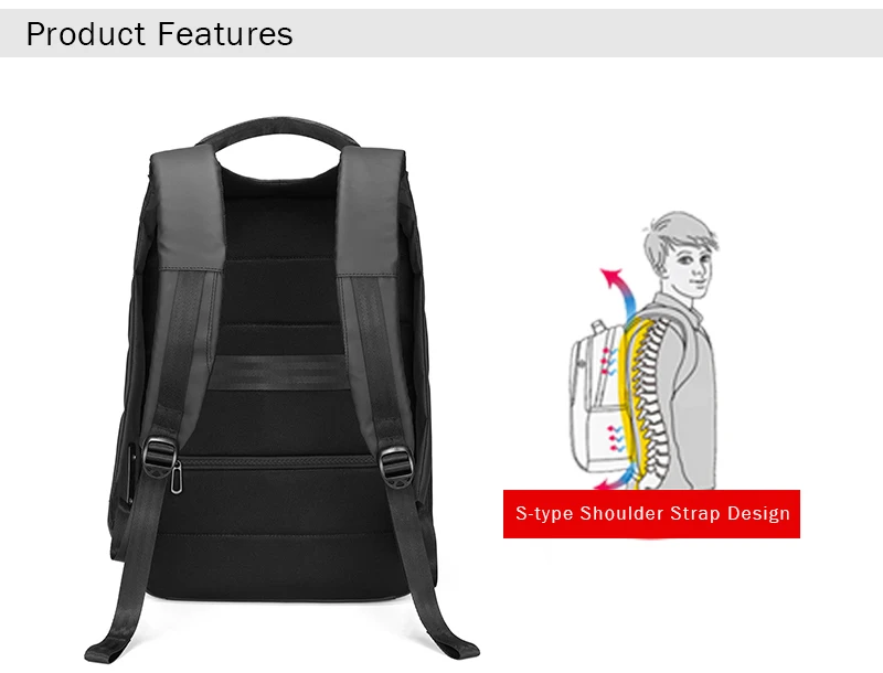 Универсальный Мужской рюкзак Противоугонная сумка для ноутбука женская школьная сумка с USB зарядным портом Оксфорд водостойкая дорожная