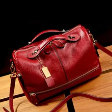 2016 boston handbags women famous brands women fine leather woman leather bag ladies women crossbody bags