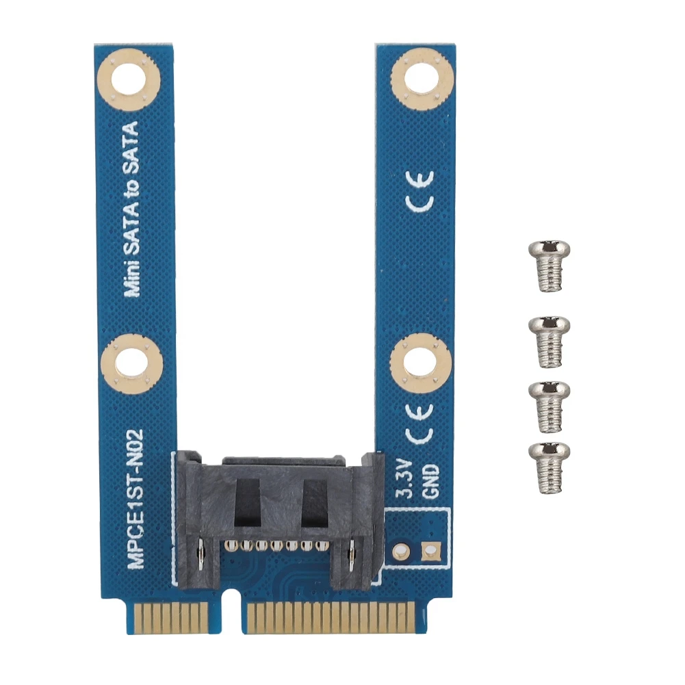 Стиль mSATA-SATA адаптер карты мини SATA на 7pin SATA MPCIe Расширение SATA горизонтальный для MAC Windows