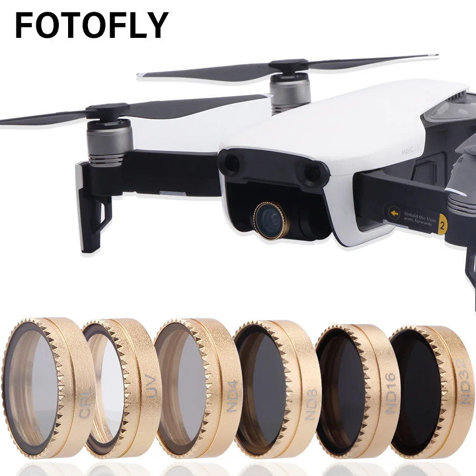 FOTOFLY для MAVIC AIR алюминиевый фильтр UV CPL ND 4 8 16 32 защитные фильтры объектива DJI Mavic Air