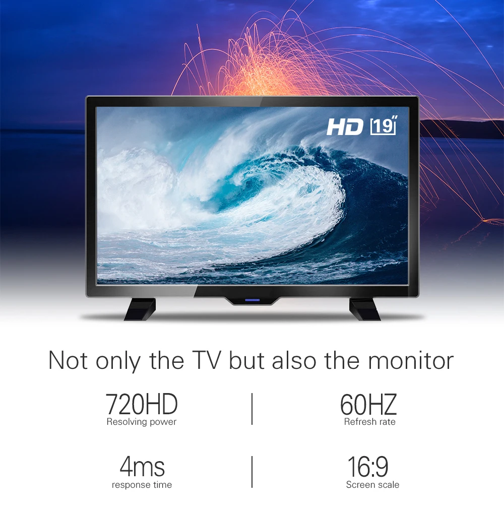 Canca 19 дюймов Smart TV Мульти Интерфейс Монитор Узкий Интернет образования Простая