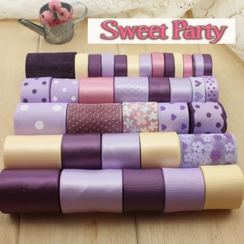 

purple craft Bows Satin Ribbon Polka Dot Ribbon solid Satin Craft Supplies crafts
