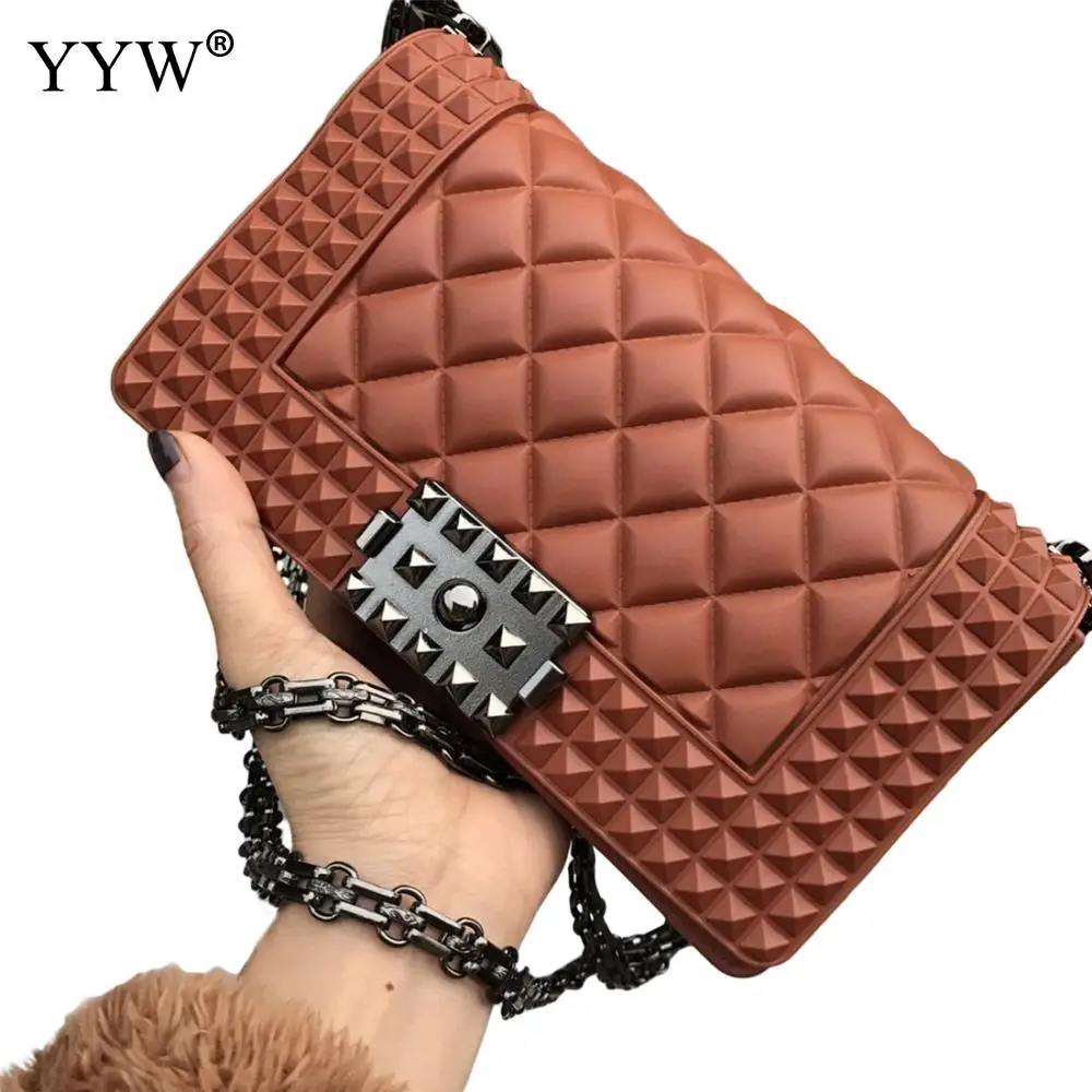 النساء السود حقيبة مطاط برشام هلام سلسلة Crossbody حقيبة بولسا Borracha الأزرق يد مملة البولندية ثقافاتنا المطاط حقائب يد 2019 النساء السود حقيبة مطاط برشام هلام سلسلة Crossbody حقيبة بولسا Borracha الأزرق يد مملة البولندية ثقافاتنا المطاط حقائب يد 2019