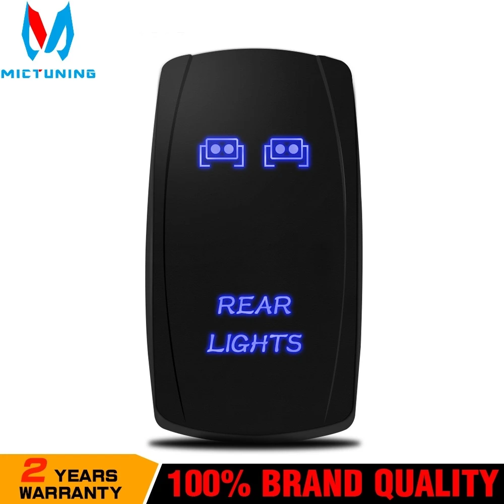 

12V 24V Waterproof Waterproof Led Light Bar Motorcycle Marine Auto Toggle Switches 5 Pin 12v 10A/24V 20A
