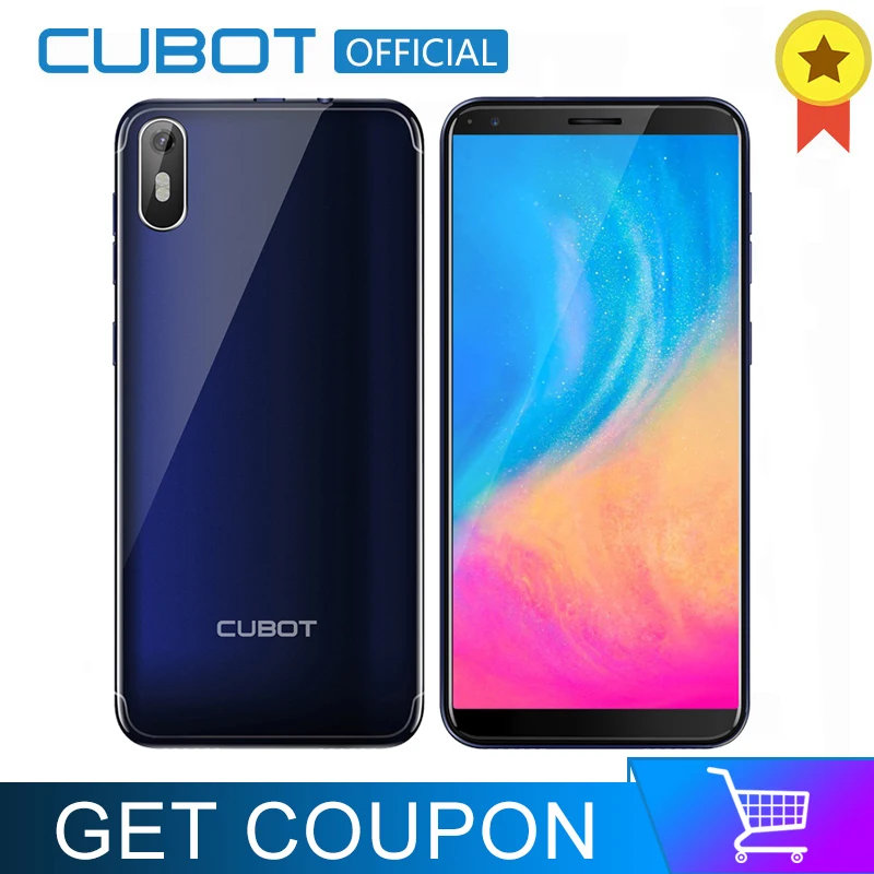 

Cubot J5 Android 9.0 18:9 Full Screen 2GB 16GB 5.5 Inch MT6580 Quad-Core Smartphone 2800mAh 3G Dual Nano Sim Celular