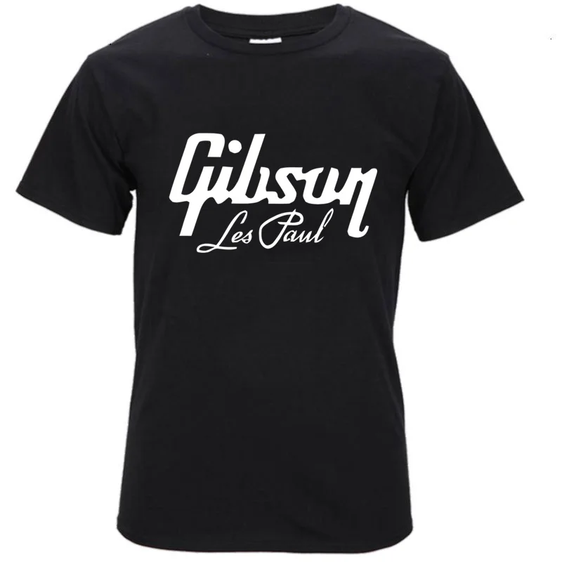 

Gibson T Shirts Men Cotton O Neck Fitness Man tshirt Short Sleeve T-Shirt Euro Size Hip Hop Mens Tee Shirt Tops Free Shipping