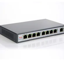 9 Порты и разъёмы коммутатор 8 Порты и разъёмы AF POE Порты и один восходящего канала связи Ethernet IEEE802.3af(15.4 Вт