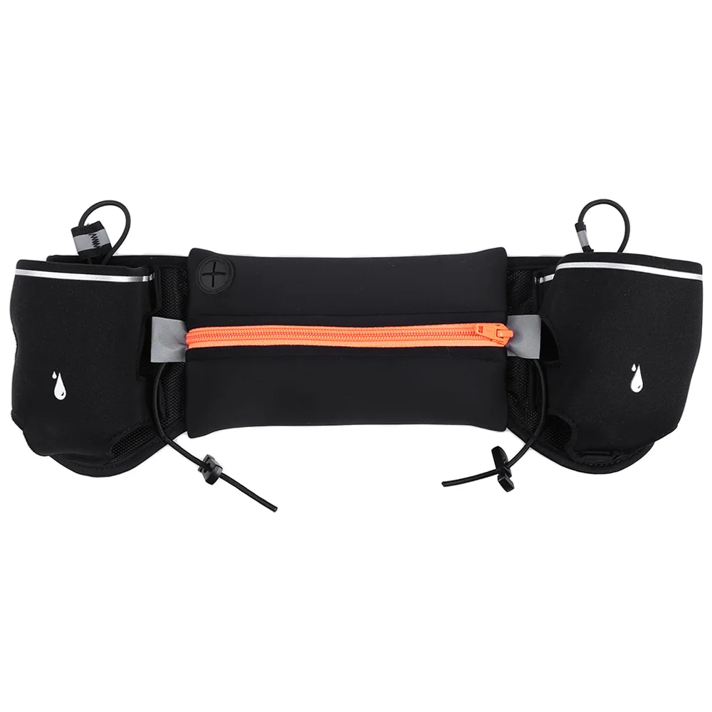 Newest Unisex Sports Waist Pack Bum Bag with Double Bottle Holder For