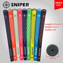 SNIPER UNDERSIZE 56R ручка для гольфа эксклюзивные продажи превосходное качество противоскользящие износостойкие ручки смешанные цвета 10 шт./партия