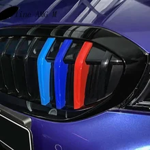 Автомобильный Стайлинг Передняя головка бампер решетки решетка Нижняя сетка отделка спортивный стиль накладка наклейка для BMW 3 серии G20 G28 аксессуары