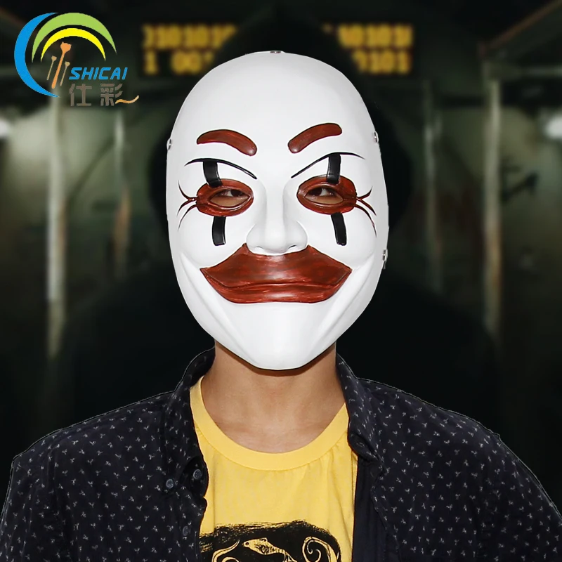 Маска Who Am I для косплея резиновая маска взрослых|mask movie|the mask moviethe |