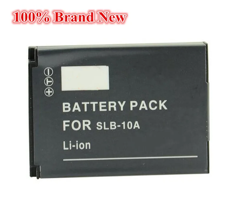 1300mah 100% brand new Replacement Camera Battery For Samsung SLB-10A SLB10A HMX-U100 SL720 SL310W SL820 HZ15W HZ10W ES60 | Электроника