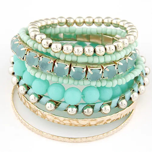 Женский дизайнерский браслет LEMOER в богемном стиле яркие модели 2019|bangle jewelry|bead