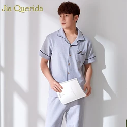J & Amp; Q Sólido Pjs Hombres 2019 Primavera Nuevo 100% Algodón Moda para Hombre Ropa de Dormir Chaqueta de Punto Corta Top + Pantalones de Cintura Elásticos Pijamas Conjunto Hombres J & Amp; Q Sólido Pjs Hombres 2019 Primavera Nuevo 100% Algodón Moda para Hombre Ropa de Dormir Chaqueta de Punto Corta Top + Pantalones de Cintura Elásticos Pijamas Conjunto Hombres