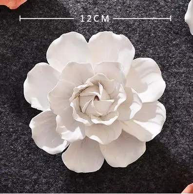 

Ceramic roses and camellia, wall hanging crafts, creative home wall decorations, Valentine's Day gifts